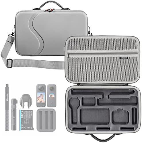 Insta360 X3用収納ケース ポータブル大容量 スーツケース キャリングバッグ 収納バッグ カメラアクセサ..