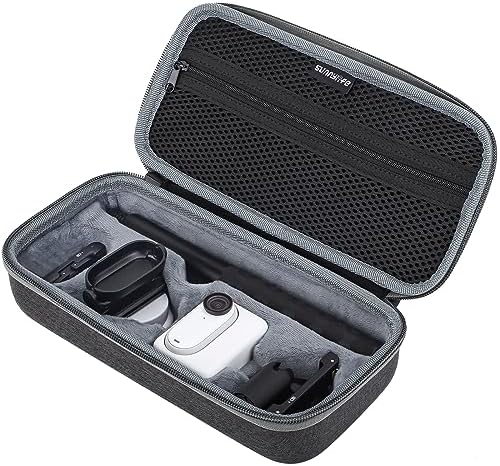 Insta360 GO 3S ケース Insta360 GO 3用 耐衝撃 キャーリングケース 大容量 バッグ バレットタイム自撮り棒付き 防水 高品質 カメラ収納