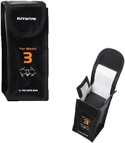 DJI Mavic 3 Classic/Mavic 3対応 リポガード バッテリー防炎バッグ 不燃バッグ 電池安全ケース 防火 セーフティバッグ 高耐火性 耐熱性 難燃性 過充電防止 送料無料