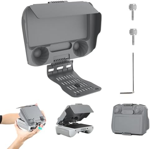 DJI RC2 DJI Mini5 Pro/DJI Flip/DJI Air3S用リモコン保護カバー サンシェード 反射防止 日よけフード ..