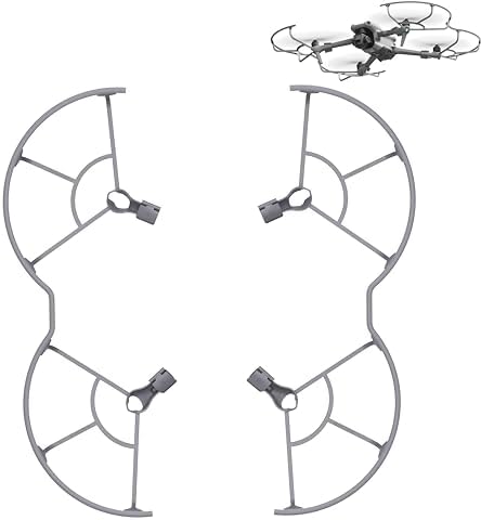 DJI AIR 3S/DJI AIR 3用 プロペラガード 軽量耐久性 防振防衝撃 安全飛行プロテクター 360°保護カバー