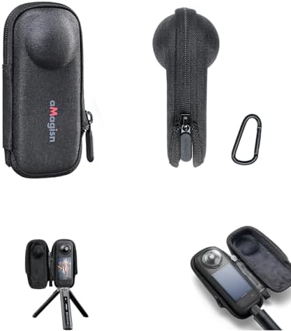 Insta360 X5専用収納ケース ミニ保護ケース 口開きデザイン 耐衝撃 耐落下性 旅行用 アクセサリー ケース