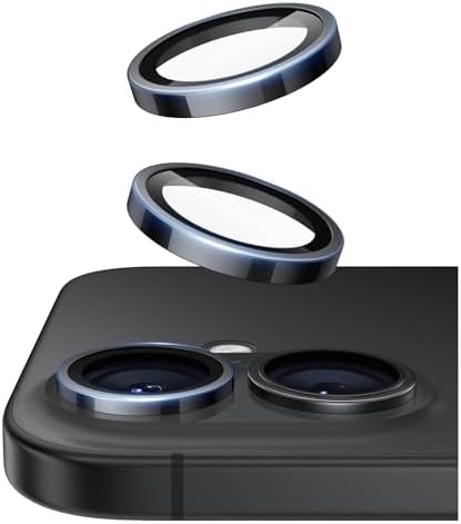 【送料無料】iPhone16/16Plus用 カメラ保護フィルム 航空宇宙材料使用 米軍規格MIL-STD-810G認証 9H硬度 高透明 反射防止 衝撃吸収 ...