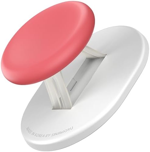 【送料無料】MagSafe対応 2in1多機能 スマホ指掛けグリップ＆スタンド 滑り止めシリコン素材 落下防止 ワイヤレス充電可能 5色展開 ブラック/ラズベリー/ピンク/ミント/黄色 通勤・旅行・動画視聴に最適 おしゃれで実用的なスマートフォンアクセサリー