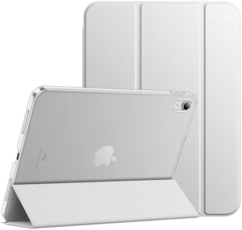 【iPad 第11世代/第10世代（2025/2022モデル）対応 スリムスタンドハードバックケース｜マグネット内蔵で便利な自動オン/オフ機能！三つ折りスタンドで視聴もタイピングも快適なiPadケース】 iPad 第11世代/第10世代（2025/2022モデル）専用設計のスリムスタンドハードバックケース。マグネット内蔵で自動ウェイクアップ/オートスリープ機能を搭載し、三つ折りフロントカバーで2段階のスタンド角度が調整可能。通勤・通学中の移動や自宅での動画視聴、ビジネスシーンまで幅広くご利用いただけます。 メンズ・レディース問わず使えるシンプルでおしゃれなデザインです。 ● 商品の特長 ● マグネット内蔵で自動オン/オフ カバーを開閉するだけで自動でウェイクアップ/オートスリープが作動。面倒な操作なしで便利にご使用いただけます。 ● 三つ折りスタンドで2段階角度調整 動画視聴用とタイピング用の2つのスタンド角度を簡単に調整可能。お好みの姿勢で快適にご利用いただけます。 ● スリムで軽量な保護設計 上質なPU素材を使用した超軽量薄型デザイン。指紋や傷、衝撃からiPadをしっかり守ります。 ● 完全なカットアウト設計 スピーカー、カメラ、その他すべてのポートに完璧に対応。ケースをつけたまますべての機能をスムーズに操作できます。 ● 素材 ・外側：高品質PUレザー ・内側：マイクロファイバー ・バックカバー：半透明ハードプラスチック ● サイズ ・iPad 第11世代/第10世代（2025/2022モデル）専用設計 ・対応モデル：A3354 / A3355 / A3356 / A2696 / A2757 / A2777 / A3162 ● こんなシーンにおすすめ ・通勤・通学中の移動時 ・自宅やカフェでの動画視聴 ・ビジネスプレゼンテーション ・旅行先でのタブレット利用 機能性とデザイン性を兼ね備えたこちらのiPadケースは、日常使いに最適なアイテムです。マグネット内蔵の便利な機能と三つ折りスタンドで、より快適なiPadライフをお楽しみください。 ご注意： ・ご購入前に必ずお使いのiPadのモデル番号をご確認ください。 ・モデル番号の確認方法：「設定」＞「一般」＞「情報」＞「モデル番号」 ・モニターにより色味が異なる場合があります。 ・画像はイメージです。実際の商品とは多少異なる場合があります。 ・商品到着時に万が一破損や不具合がございましたら、大変お手数ではございますが、何卒当店までご連絡くださいませ。誠心誠意対応させていただきますので、よろしくお願い申し上げます。色: イエロー色: シルバー色: スカイブルー色: ティールブルー色: ディープネイビー色: ネイビー色: ピンク色: ブラック色: ブルー色: ホワイト色: ミスティブルー色: レッド色: ローズゴールド色: ワイン