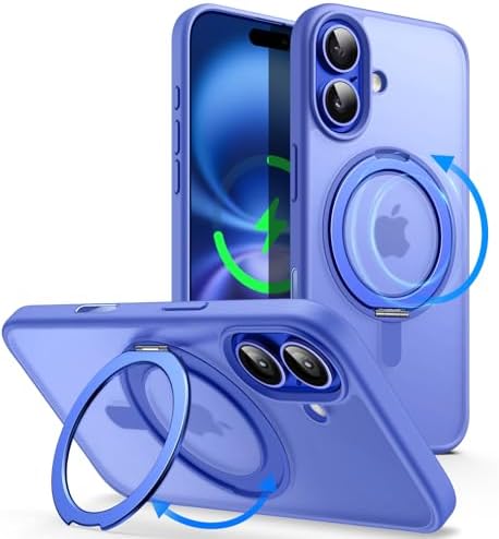 ������̵����iPhone 16 6.1������� 360�ٲ�ž��󥰥��������� ����饳��ȥ�����ܥ��� MagSafe�б� �����Ѿ׷� ���ޡ��ȥե��󥱡��� ...