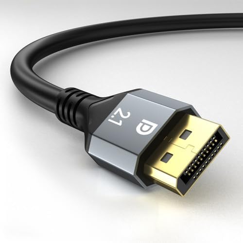 16K Displayportケーブル 2.1規格 高速40Gbps ディスプレイポート対応 16K@60Hz 8K@60Hz 4K@240Hz ゲーミング用 オフィス用 プロ用