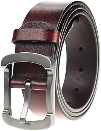 メンズベルト ビジネスカジュアル 本革 シルバー＆ブラウン 大容量サイズ 高品質 軽量 送料無料 父の日..