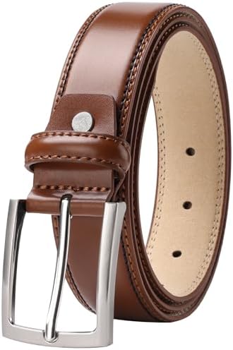 【送料無料】本革製 メンズベルト 紳士用 ビジネス カジュアル兼用 ピンバックル 着脱可能 サイズ調整..