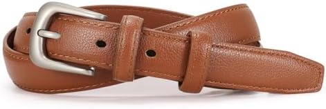 【送料無料】レディース 革ベルト 幅2.3cm スリム シンプル おしゃれ 3色展開 ビジネス スーツ パンツ ..