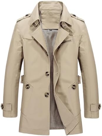 【送料無料】メンズ レンチコート 防風 アウター 春 秋 スプリングコート 大きいサイズ M-5XL ビジネス カジュアル 通勤 アウトドア 多機能 軽量 おしゃれ シンプル プレゼント ギフト おすすめ 人気