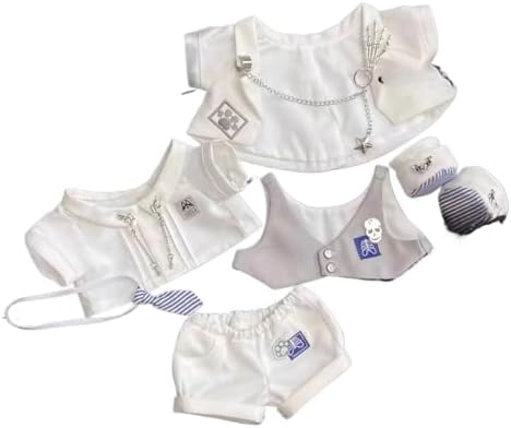 20cmぬいぐるみ用 人形の服 7点セット 6点セット 日常服 ドール セット おしゃれ シンプル 高品質 ギフト