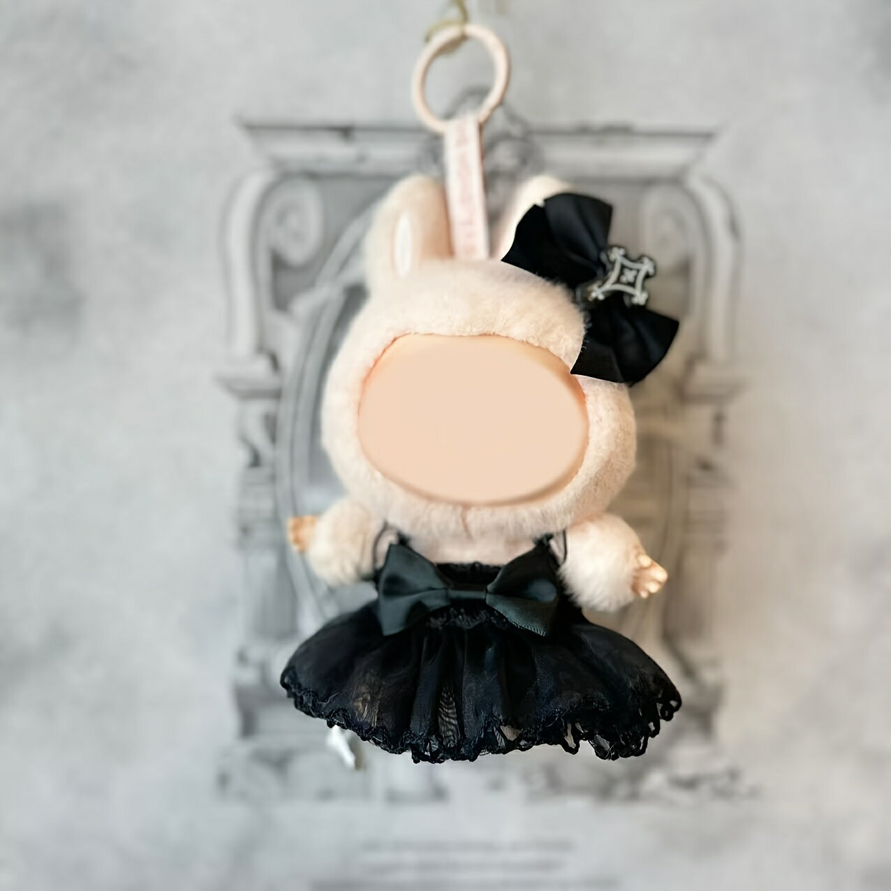 ドール服 ブラックゴシック スカート 悪魔のコウモリ翼付き 6.69インチ対応 オシャレ アクセサリー付き ドールデコレーション用 高級感 プレゼントに最適 女の子 彼女用 クリスマス バレンタイン 送料無料