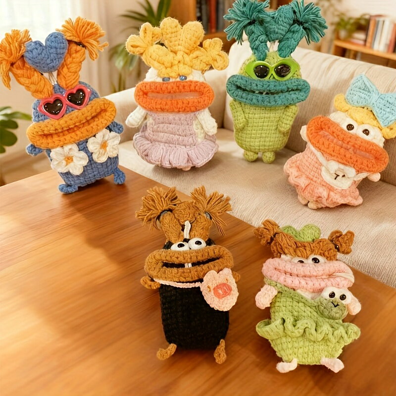 キーポーチ 手作り 厚唇 プルアウト式 クロシェ編み アクリル 亜鉛合金 無地 かわいい ユニセックス 軽量 丈夫 通勤 旅行 日常使い プレゼント ギフト おしゃれ 防災グッズ 収納 小物入れ 男女兼用 送料無料