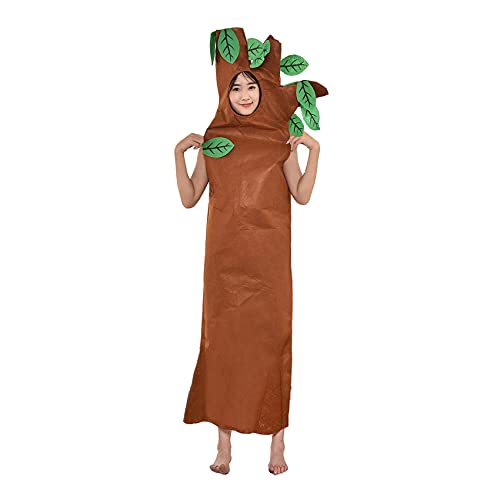木 妖精 着ぐるみ コスプレ 仮装 ハロウィン クリスマス パーティー なりきり 衣装 コスチューム 変装 おもしろグッズ SNS映え 親子 ペア 子供 大人 通気性 手洗いOK イベント 宴会 お遊戯会