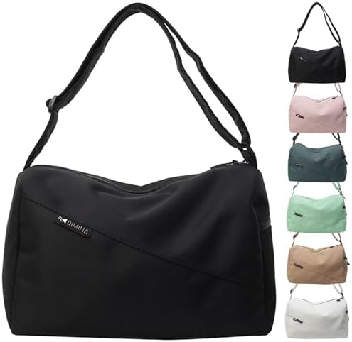 【送料無料】軽量で大容量な撥水加工 ショルダーバッグ レディース メンズ兼用 ユニセックスデザイン 3WAY使用可能 通勤 旅行 アウトドアに最適 コンパクトサイズ 多機能ポケット付き おしゃれで実用的
