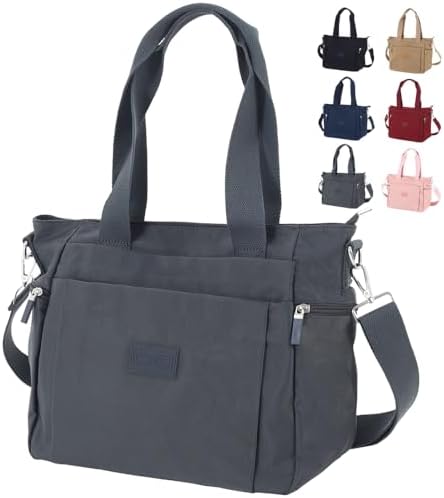 【送料無料】超軽量480g 大容量 自立型 トートバッグ 9ポケット仕様 ナイロン製 ビジネス 通勤 通学 マザーズバッグ プレゼントに最適 メンズ レディース兼用 オールシーズン対応 おしゃれで実用的なショルダーバッグ