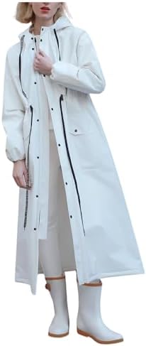 レディース 雨具 カッパ レインウェア 自転車バイク用 足まである長尺 通勤通学に最適 気分が上がるおしゃれな防水 防風 蒸れない モードデザイン