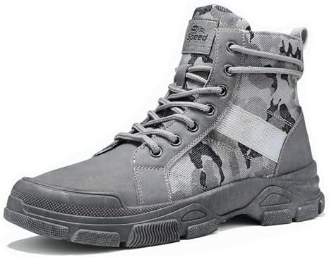 ミリタリーブーツ 防寒 サバゲー用 クロス ボア裏地付き 防滑 カジュアル ミリタリー柄 大容量 高品質