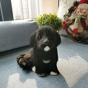 リアルぬいぐるみ ラブラドールレトリーバー 犬 寝そべり おもちゃ 本物そっくり インテリア 部屋飾り 誕生日プレゼント 女性 子ども 七五三 贈り物 自宅 家飾り