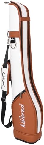 ゴルフバッグ ゴルフクラブケース 自立軽量 耐摩耗性 大容量 持ち運び便利 撥水 練習用 PUレザー ケース