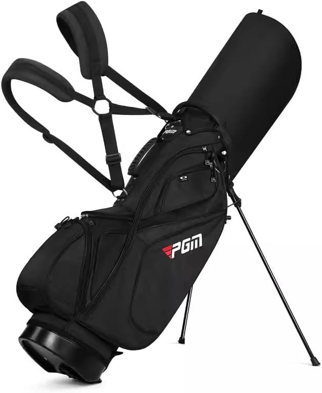 ゴルフキャディバッグ 耐摩耗 大容量 低重心 安定感 男女兼用 9型 47インチ対応 2.4kg 口枠14分割 シン..