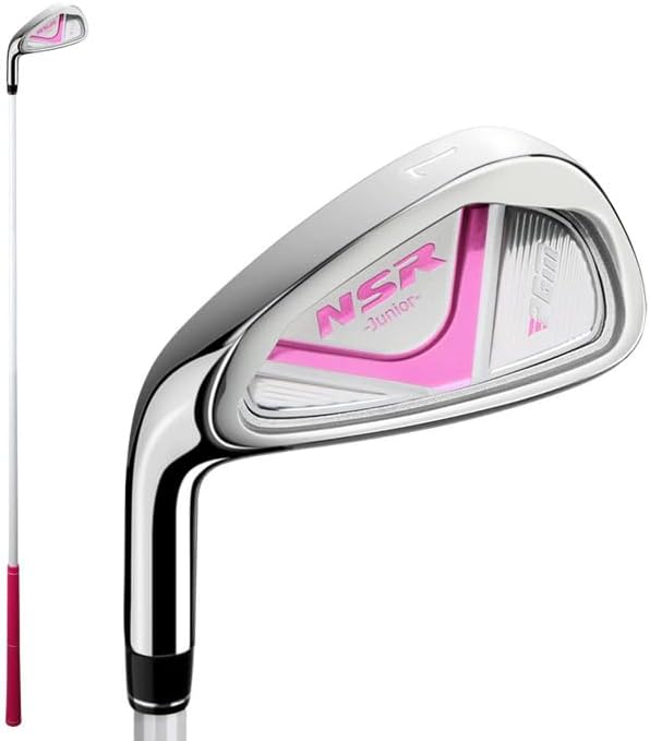 子供用 ゴルフクラブ ジュニア用アイアン単品 7番 左利き用 女の子 男の子 練習 初心者