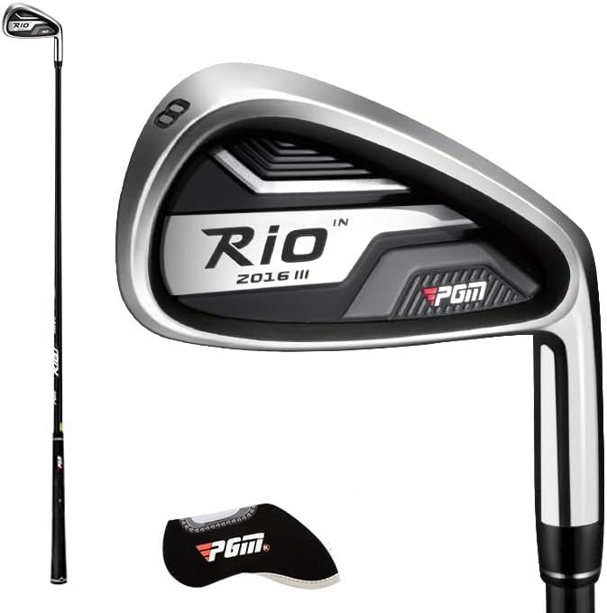 メンズ ゴルフクラブ アイアン 単品 右利き用 初心者 カーボンシャフト ヘッドカバー付き 高品質 ロン..