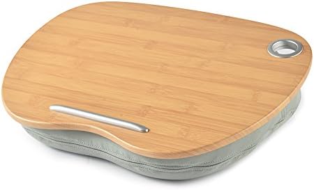 楽天ヤスイショップ膝上テーブル ノートパソコン タブレット 用 軽量 デスク 枕 グレー シンプル おしゃれ 通勤 旅行 家族向け