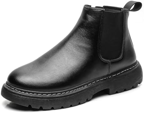 サイドゴアブーツ メンズ ローカット 厚底 チェルシーブーツ ビジネス アウトドア カジュアル 履きやすい 防滑 欧米風 大きいサイズ