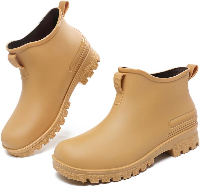 【送料無料】軽量 防水 レインブーツ レディース ショートブーツ 滑り止め 通勤 おしゃれ 軽い 柔らかい 梅雨対策 晴雨兼用 雨靴 防汚 大人用