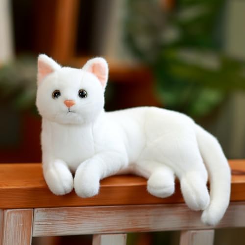 かわいいひざねこぬいぐるみ ふわふわ 抱き枕 クッション 40cm 軽量 ベビードール 猫ぬいぐるみ 子供用 ギフト おしゃれ 送料無料