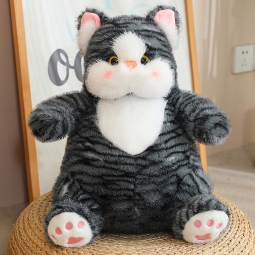 乐天商城 - 猫ぬいぐるみ 抱き枕 大きい 心地いい インテリア 柔らかくもこもこ クッション 30cm プレゼント 子供向け 癒し おしゃれ
