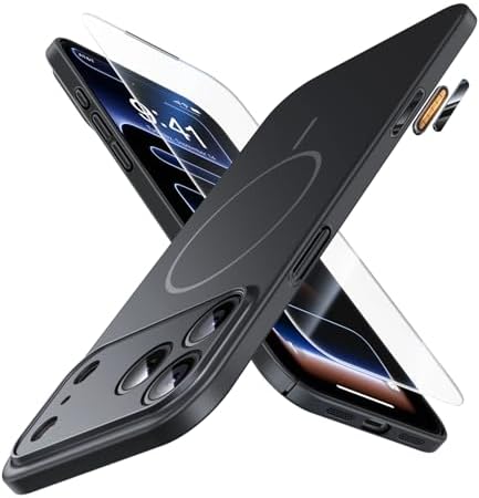iPhone 17 Pro Max   Ķ Ķ ץ MagSafeб ޥåȼ ɻ PC 1X꡼ݸդ ȥåץۡͭ