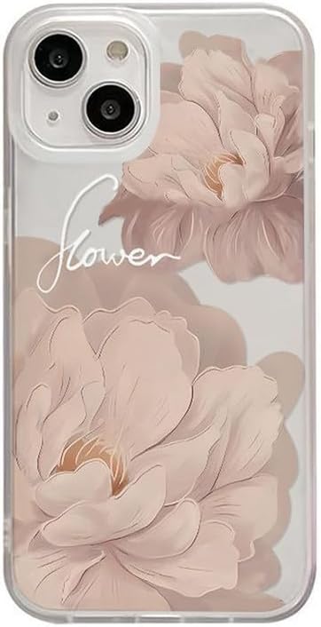 iPhone12用 ケース フロスト透明 花柄 オシャレ 韓国風 可愛い 薄軽量 耐衝撃 スマホケース クリア 携帯電話ケース おしゃれ プレゼント(4)