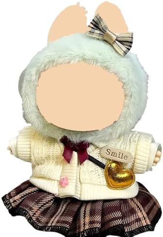 ラブブ 17cm 着せ替え服 JKセット 5点セット ぬいぐるみ服 人形服 ドール服 可愛い 清純