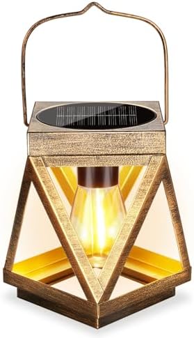 アウトドアソーラーランタン 屋外 IP65防水 ガーデンライト おしゃれ LEDランタン 電球色 自動オンオフ 大容量 耐久性 プレゼント 送料無料