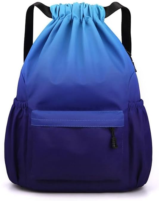 軽量防水 ナップサック 大容量 ジムバッグ スポーツリュック おしゃれ キッズ 大人用 通勤 旅行 プールバック スイミングバッグ