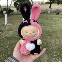 Labubu服 ラブブ服 ラブブぬいぐるみ 対応ラブーのぬいぐるみ ラブブ 服手作り デニムオーバーオール&帽子セット手工製作 アクセサリー かわいい ドール服...