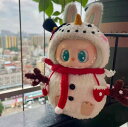 Labubu服 ラブブ服 ラブブぬいぐるみ 対応ラブーのぬいぐるみ ラブブ 服手作り デニムオーバーオール&帽子セット手工製作 アクセサリー かわいい ドール服...