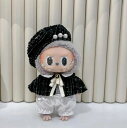 Labubu服 ラブブ服 ラブブぬいぐるみ 対応ラブーのぬいぐるみ ラブブ 服手作り デニムオーバーオール&帽子セット手工製作 アクセサリー かわいい ドール服 Labubu 服 POPMART LABUBU ラブブ ぬいぐるみ用 着せ替え服セット 17cmサイズ対応 ハンドメイド