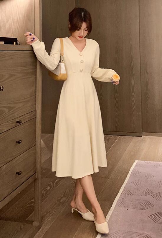 2024 ニットワンピース タイトワンピース 姫系ワンピース 秋　ミニ　ニット ワンピース インポート　ひざ丈 ニットワンピース パーティドレス 長袖 お嬢様 セクシー ひざ丈ワンピース OL 上品 オフィスレディー D05400　二次会 結婚式　新作 韓国ファッション