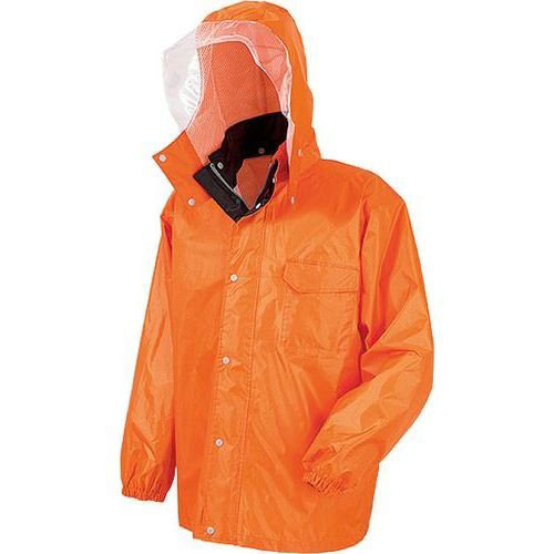 【送料込】 ベーシックレインスーツZ1300オレンジ 3L 【送料込】 ベーシックレインスーツZ1300オレンジ 3L
