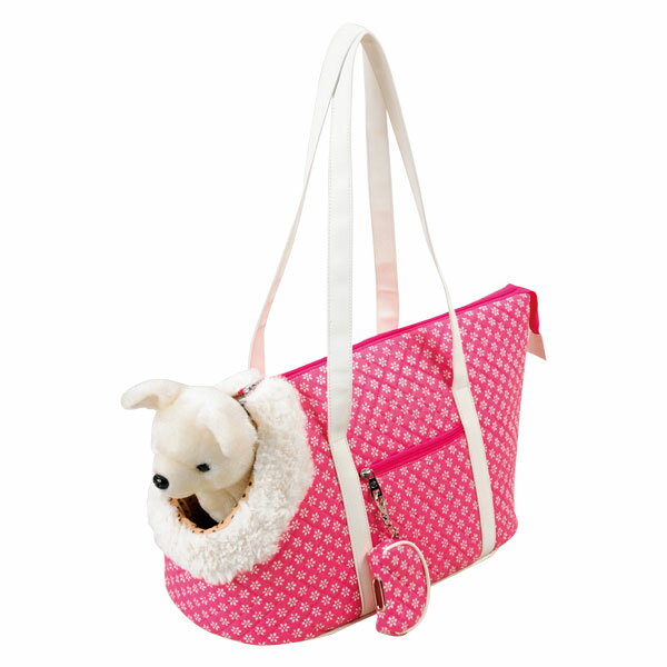 【送料込み】 【特価】 ペットキャリー　マナーポケット付　ピンク