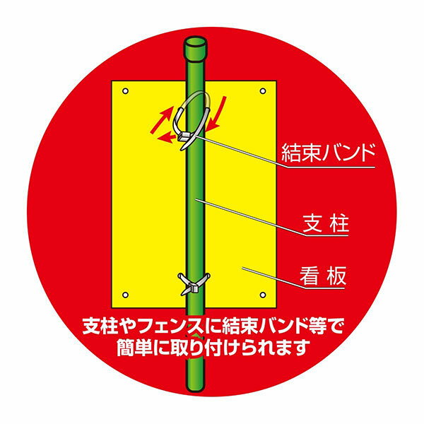 【送料込】 ミキロコス ドロボー対策 不法投棄対策看板 カメラ No.K-013 高芝ギムネ製作所 2