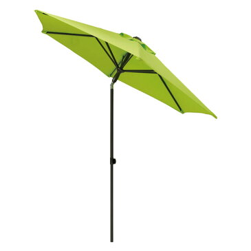 【メーカー直送】 プッシュアップパラソル 2.5m　グリーン タカショー 日除け 日よけ 遮光 庭 ガーデン テラス 傘