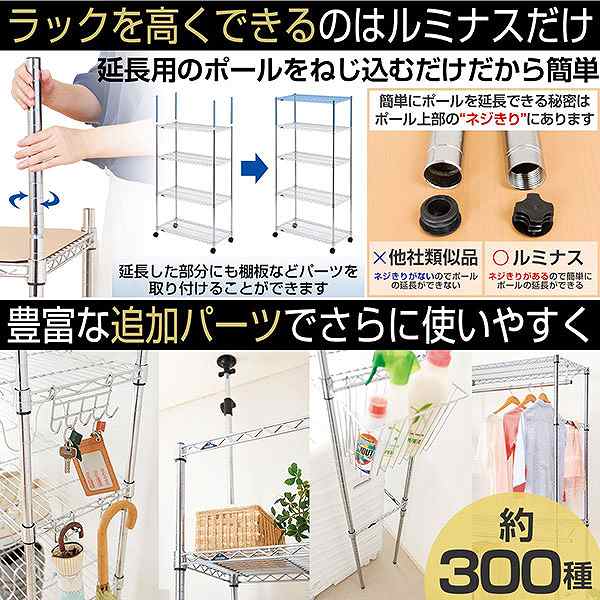 【メーカー直送】ドウシシャ(DOSHISHA)メタルラック本体ラック本体のみ5段高さ180cmNLH1218-5