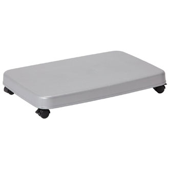 【送料込】 ファンヒーター用 平台車 ファンヒーターキャリー シルバー サンコープラスチック