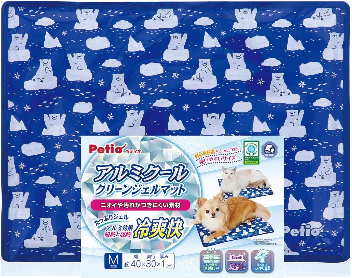 【送料込み】 ペティオ (Petio) 犬猫用マット アルミクールクリーンジェルマット Mサイズ 1