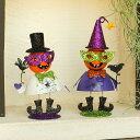 【ハロウィン在庫処分特価SALE】 ハロウィン ぶらぶらパンプキン オーナメント ペアセット(13054)
